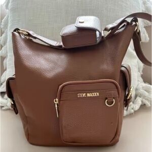 Steve Madden Blaine Hobo Purse Pocketbook Bag
